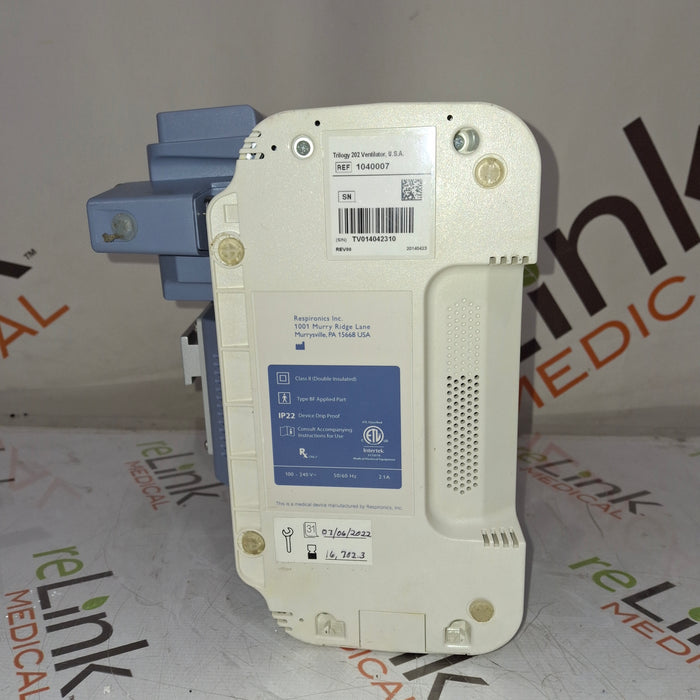 Respironics Trilogy 202 Ventilator