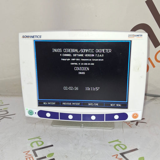 Somanetics Somanetics Invos 5100C Cerebral Oximeter Monitor Patient Monitors reLink Online