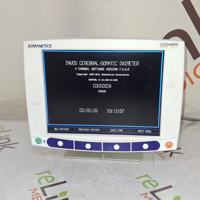 Somanetics Invos 5100C Cerebral Oximeter Monitor