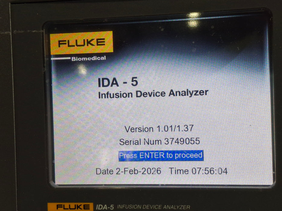 Fluke IDA 5 Infusion Device Analyzer