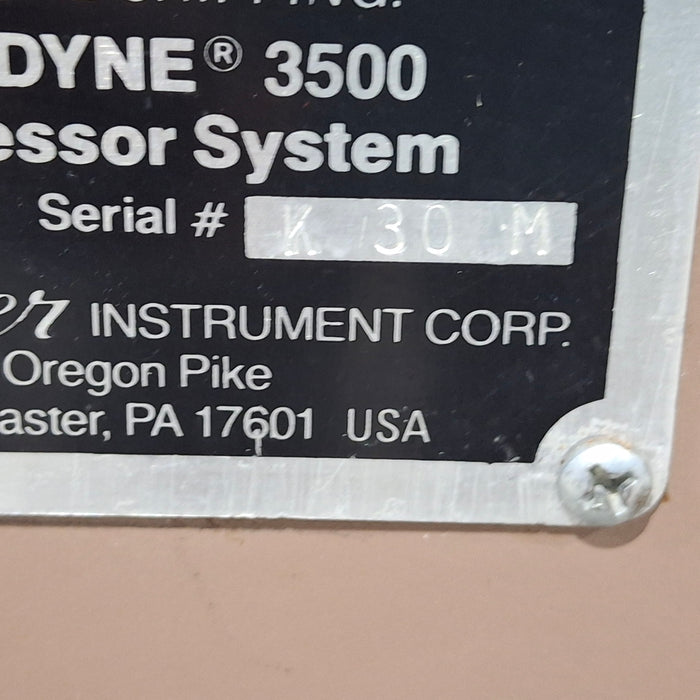 Timeter Instrument Corporation Airdyne 3500 Compressor