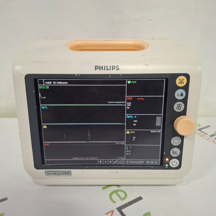 Philips SureSigns VM6 Vital Signs Monitor