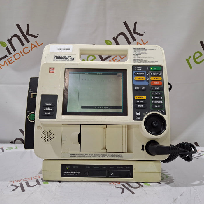 Physio-Control LifePak 12 3-Lead Defibrillator