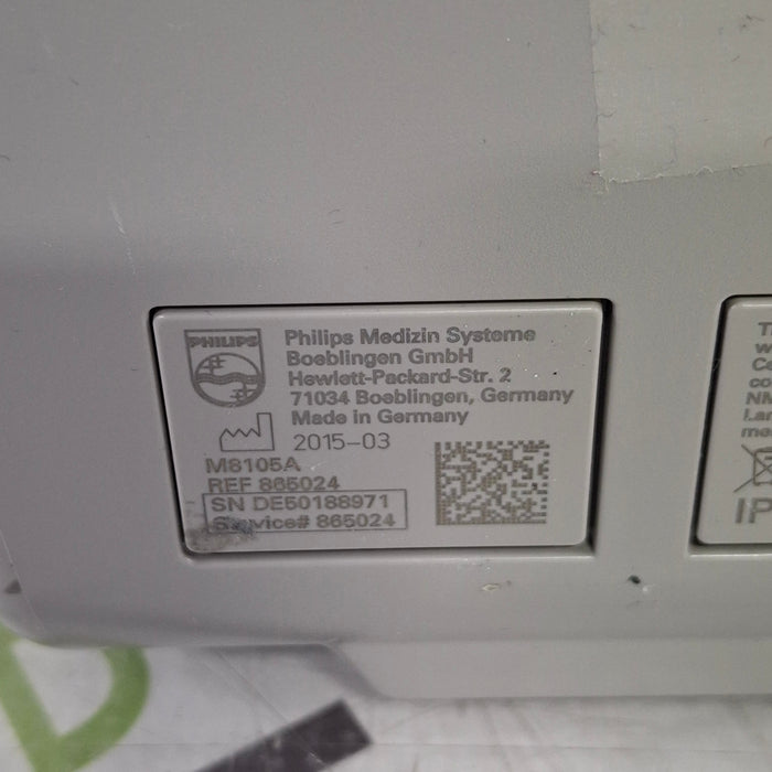 Philips Intellivue MP5 - ECG, Fast SpO2, NIBP Patient Monitor