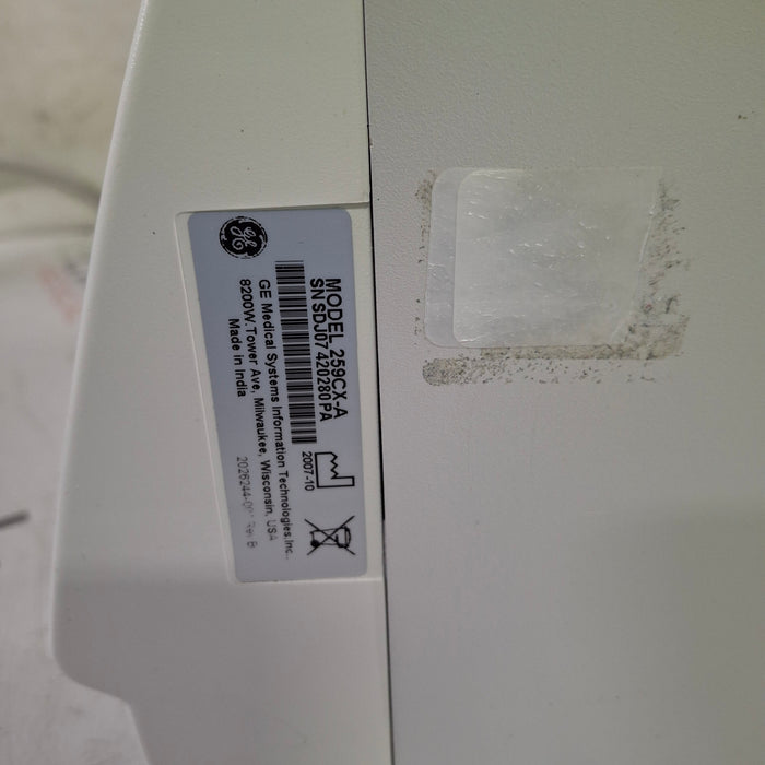 GE Healthcare Corometrics 250cx Series Model 259cx-a Fetal Monitor