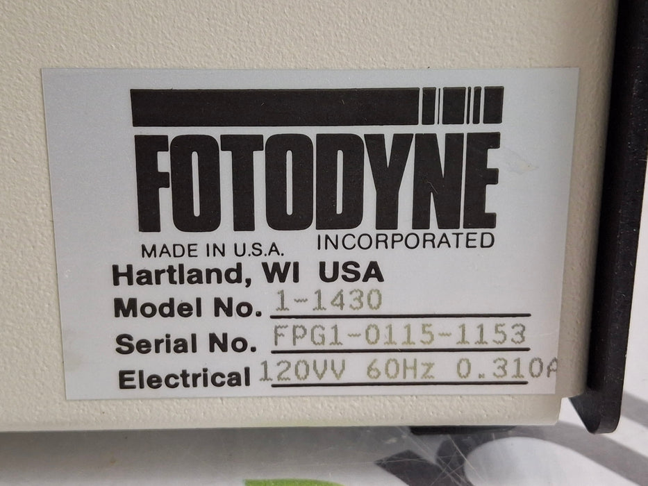 FOTODYNE 1-1430 Foto Phoresis Transilluminator