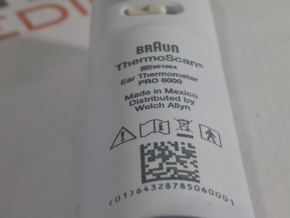 Welch Allyn Braun ThermoScan PRO 6000 Ear Thermometer