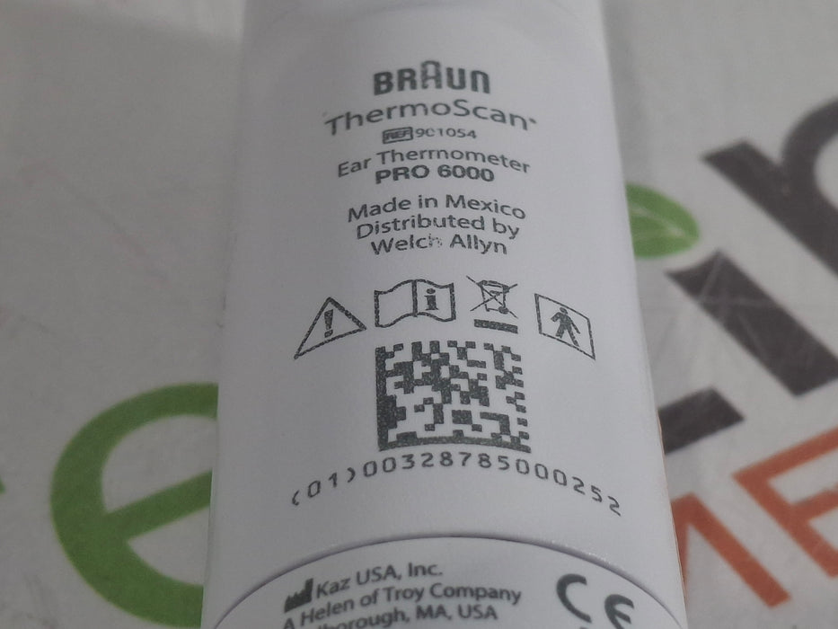 Welch Allyn Braun ThermoScan PRO 6000 Ear Thermometer