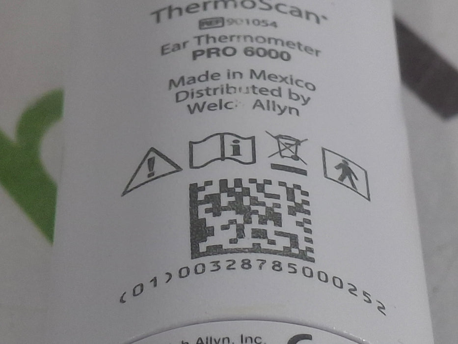 Welch Allyn Braun ThermoScan PRO 6000 Ear Thermometer