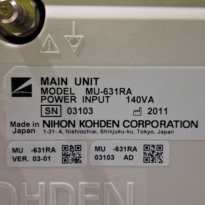 Nihon Kohden Life Scope BSM-6301A Patient Monitor