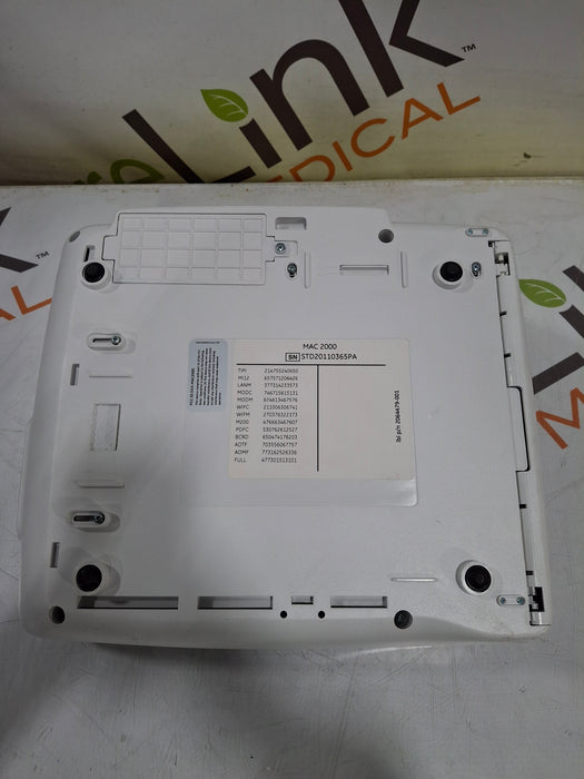 GE Healthcare MAC 2000 ECG