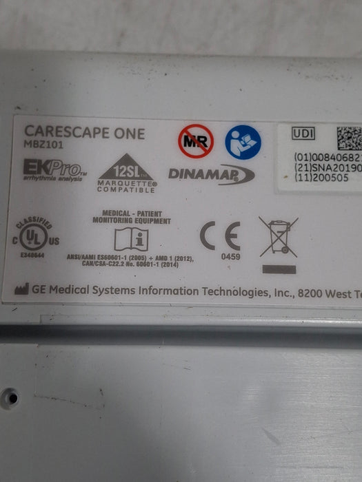GE Healthcare Carescape ONE Transport Patient Monitor