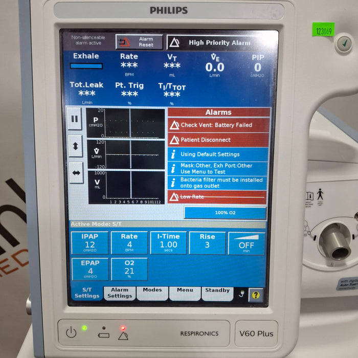 Respironics V60 Plus Ventilator