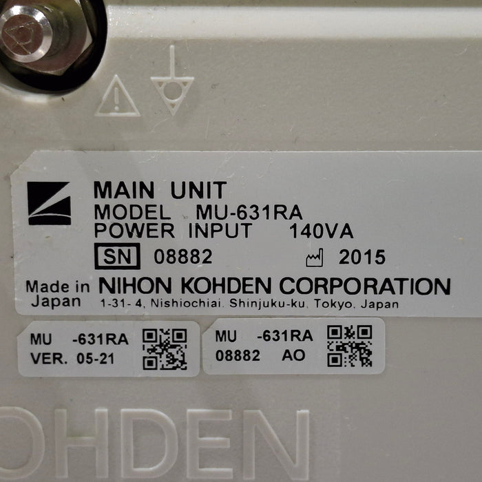 Nihon Kohden Life Scope BSM-6301A Patient Monitor