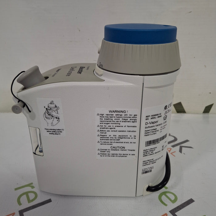 Draeger Medical D-Vapor Desflurane Vaporizer