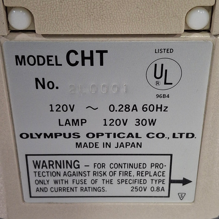 Olympus CH-2 CHT Binocular Microscope