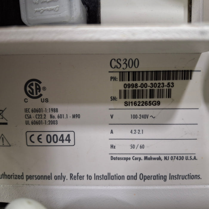 Datascope CS300 Intra Aortic Balloon Pump