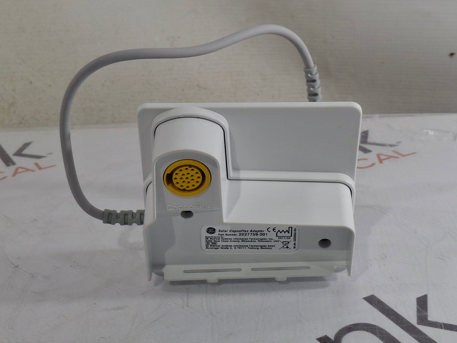 GE Healthcare Solar CapnoFlex 2027759-001 Adapter