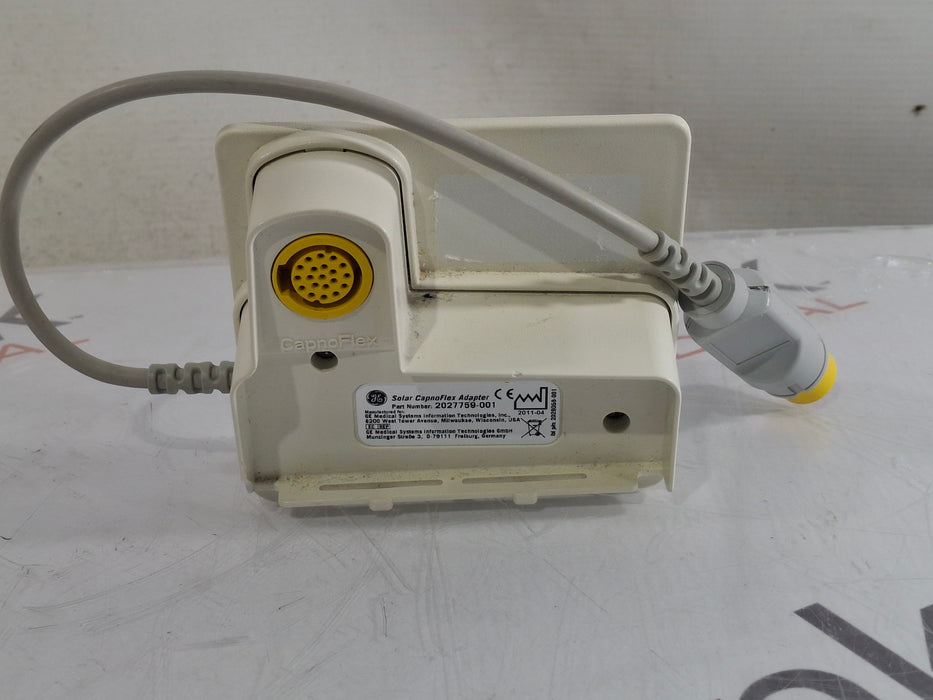 GE Healthcare Solar CapnoFlex 2027759-001 Adapter