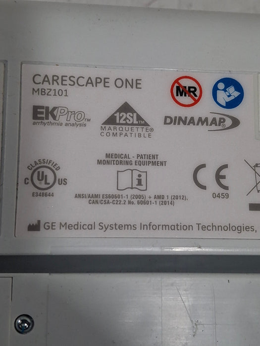 GE Healthcare Carescape ONE Transport Patient Monitor