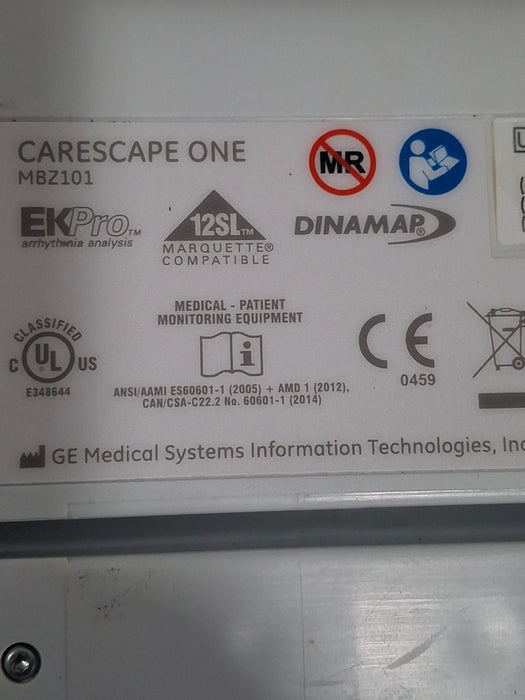 GE Healthcare Carescape ONE Transport Patient Monitor