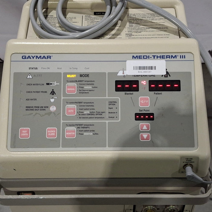 Gaymar Medi-Therm III MTA6900 Hyper/Hypothermia Machine