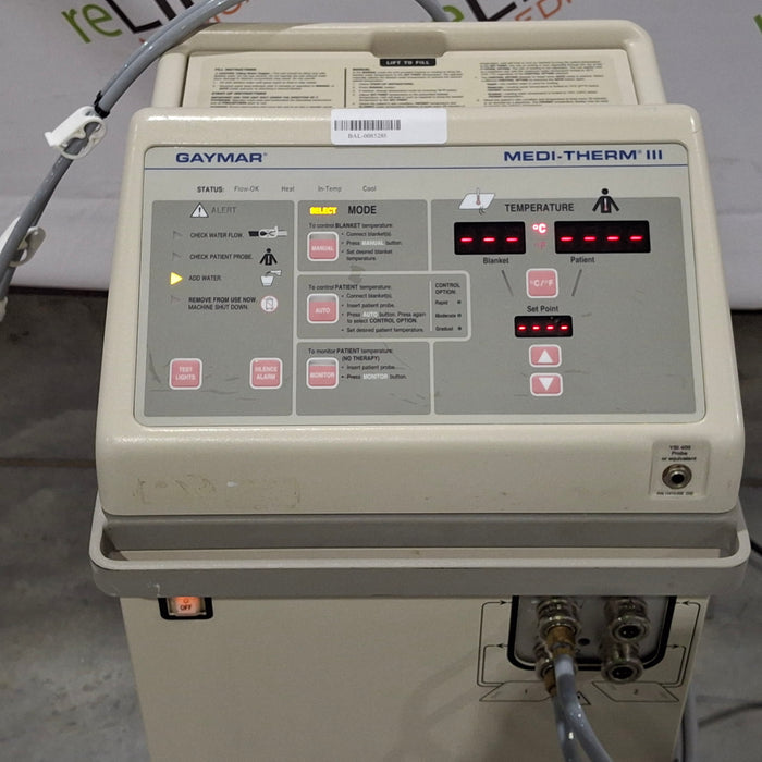 Gaymar Medi-Therm III MTA6900 Hyper/Hypothermia Machine