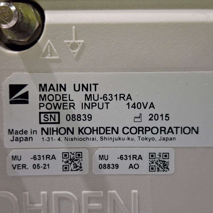 Nihon Kohden Life Scope BSM-6301A Patient Monitor