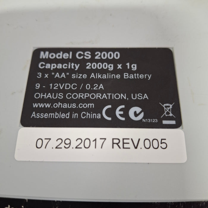 Ohaus CS2000 Compact Scale