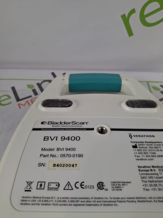 Verathon Medical, Inc BVI 9400 Bladderscan