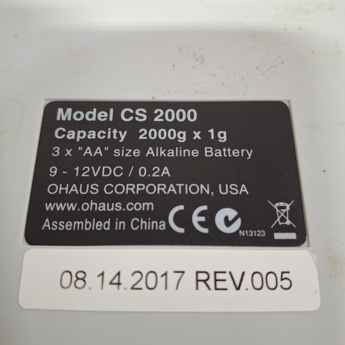 Ohaus CS2000 Compact Scale