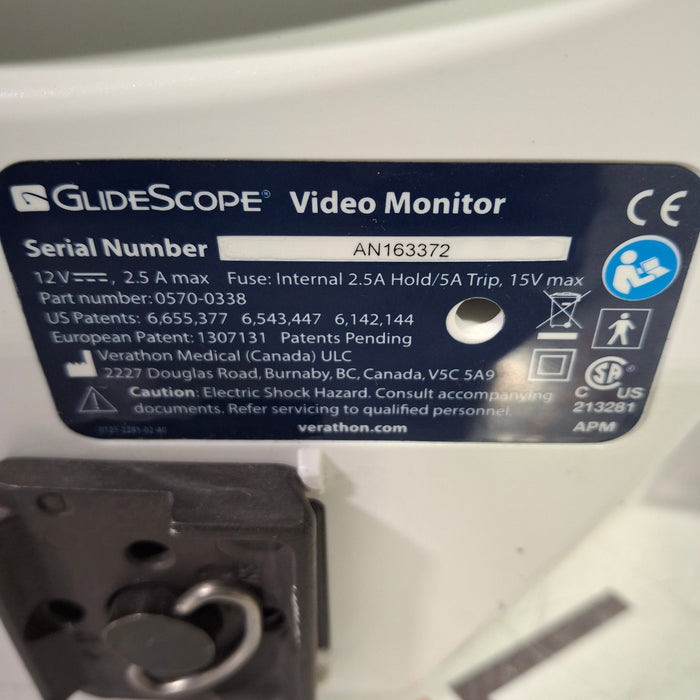 Verathon Medical, Inc Glidescope Video Laryngoscope