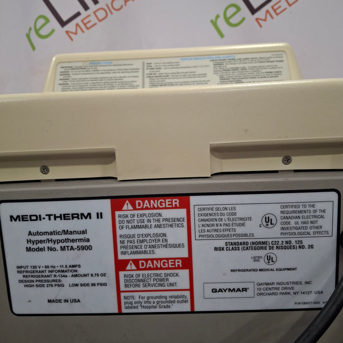 Gaymar Medi-Therm II Hyper/Hypothermia Machine