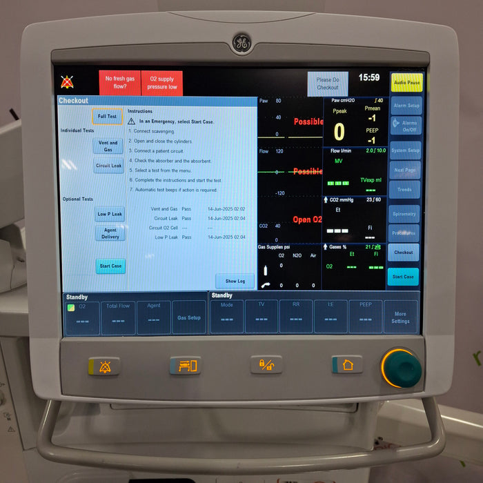 Datex-Ohmeda Aisys Anesthesia Unit