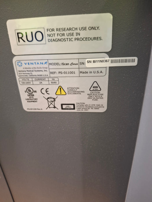 Roche Diagnostics iScan Coreo Slide Scanner System