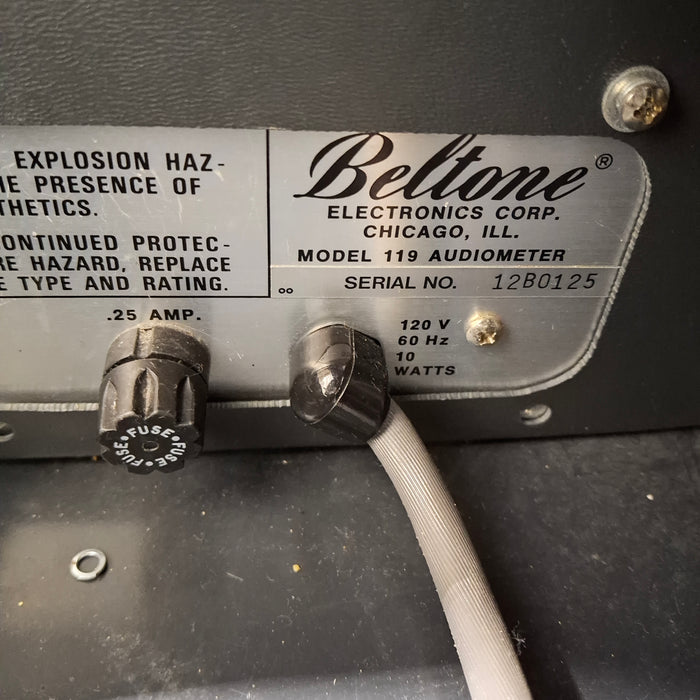 Beltone 119 Audiometer