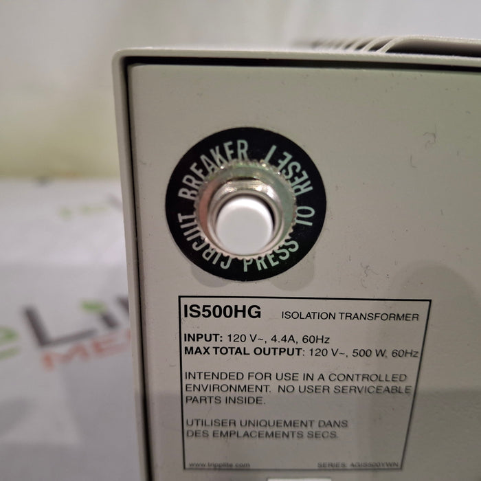 Tripp Lite IS500HG-10 500 Watt Isolation Transformer