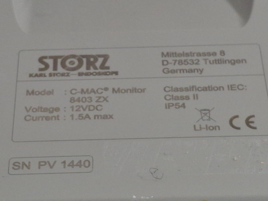 Karl Storz 8403 ZX C-MAC Monitor