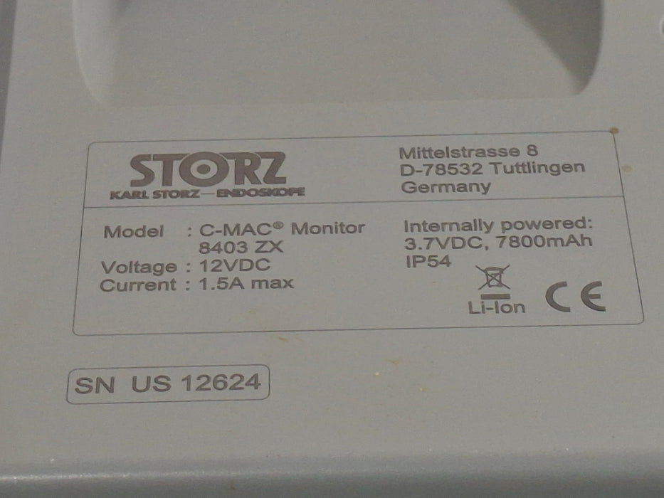 Karl Storz 8403 ZX C-MAC Monitor