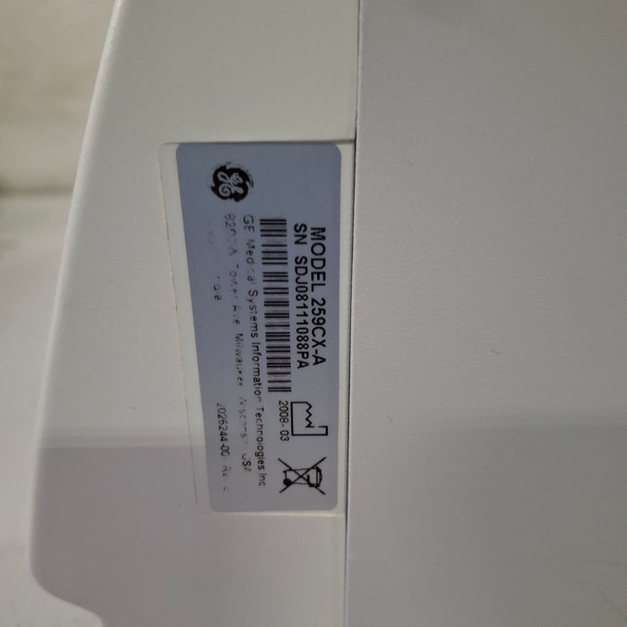 GE Healthcare Corometrics 250cx Series Model 259cx Fetal Monitor