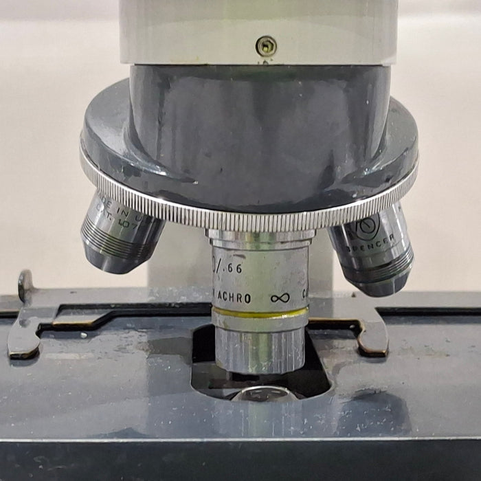 American Optical One-Ten Binocular Microscope