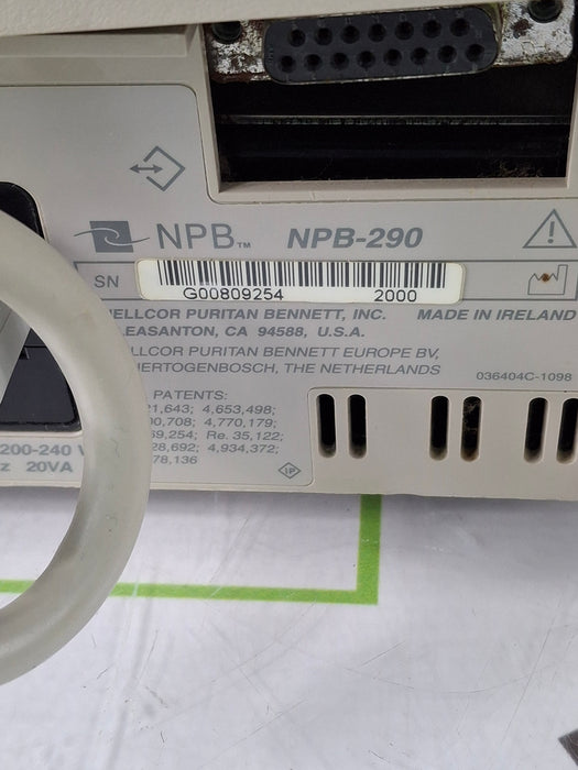 Puritan Bennett NPB-290 Pulse Ox Monitor