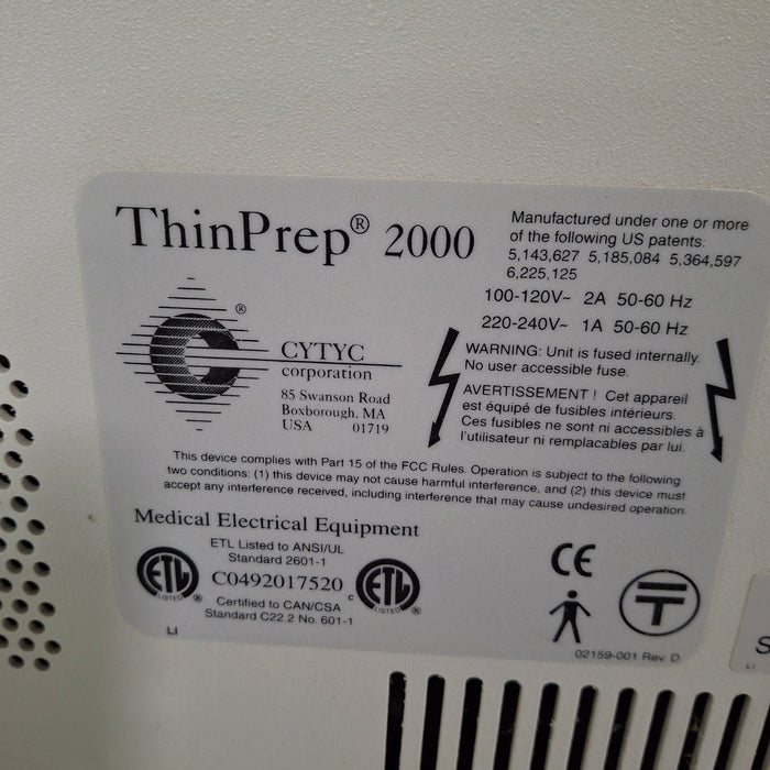 CYTYC ThinPrep 2000 Processor