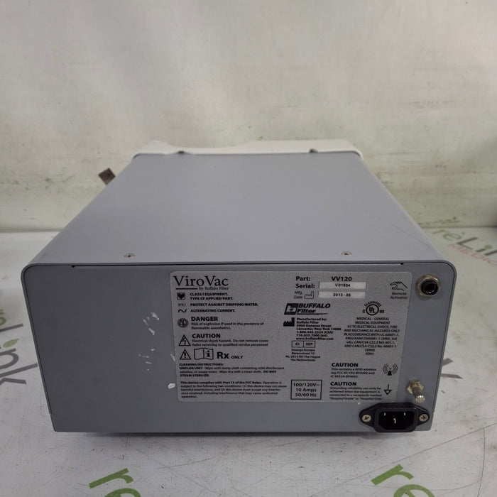 Buffalo Filter ViroVac Smoke Evacuation System