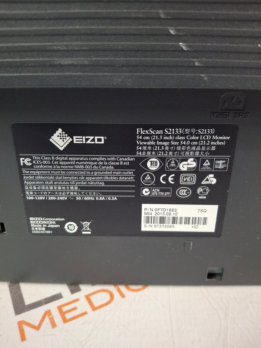 Eizo FlexScan S2133 LCD monitor
