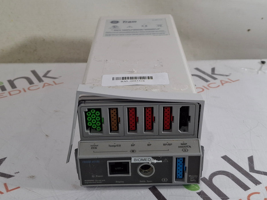 GE Healthcare TRAM 451M Multiparameter Module - Masimo SpO2