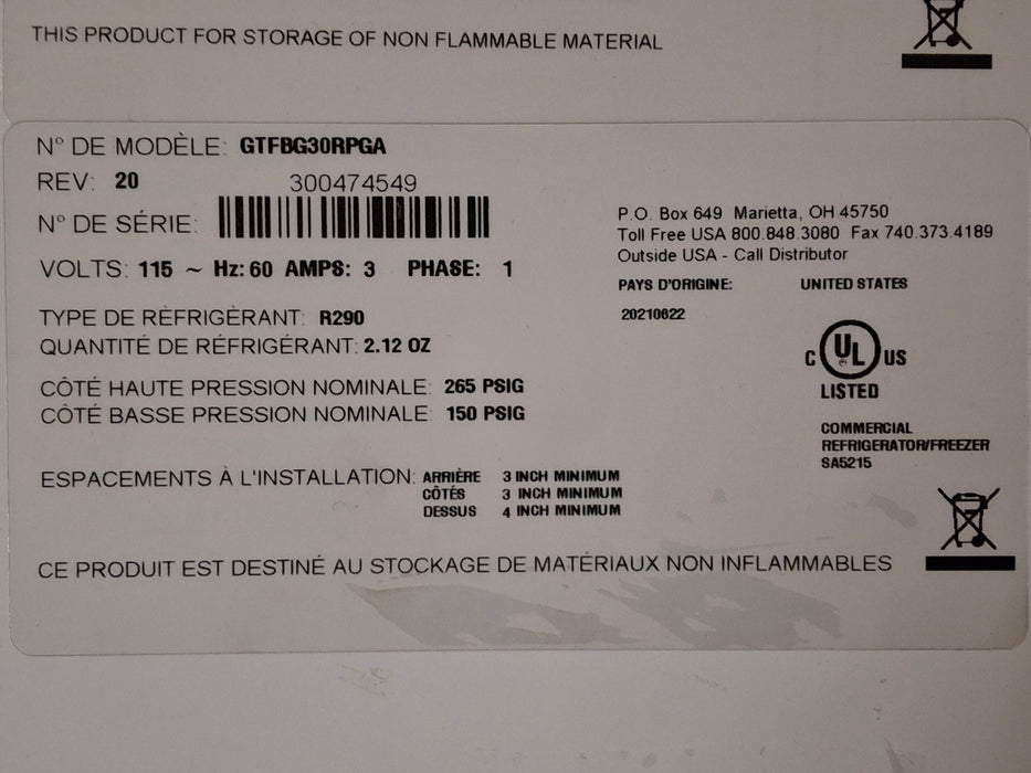 Fisherbrand Isotemp General Purpose Laboratory Refrigerator