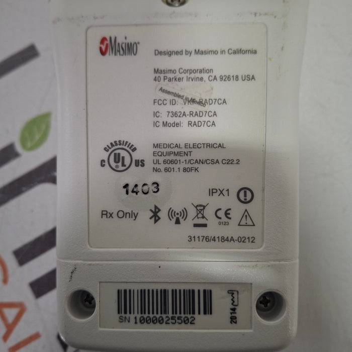 Masimo Radical 7 Pulse Oximeter
