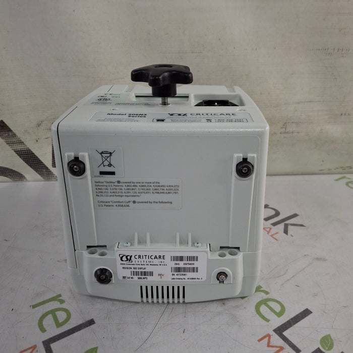 Criticare Comfort Cuff 506N3 Vital Signs Monitor