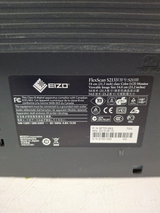 Eizo Eizo FlexScan S2133 LCD monitor Computers Tablets & Networking reLink Online